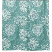 Rideau de douche Feuille tropical (Devant)