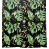 Rideau de douche Feuille tropical (Devant)