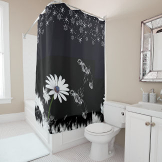 rideau de douche feuilles d'automne
