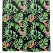 Rideau de douche Feuilles Tropicales (Devant)