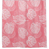 Rideau de douche Feuilles Tropicales (Devant)