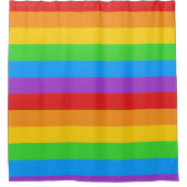 Rideau de douche Fierté : Drapeau Arc-en-ciel (Devant)