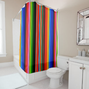 Rideau de douche Fiesta Serape Mexicain Sud-Ouest