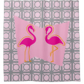 Rideau de douche Flamant Rose Moderne du Milieu du (Devant)