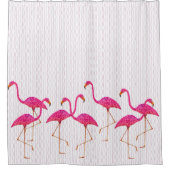 Rideau de douche Flamants roses roses (Devant)