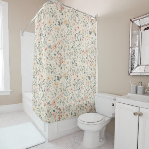 Rideau de douche fleur sauvage