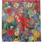 Rideau de douche Fleur sauvage de Nouvelle-Zélande (Devant)