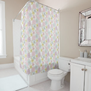 rideau de douche fleurs de printemps