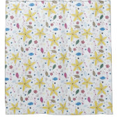 Rideau de douche Fleurs Jaunes (Devant)