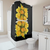 Rideau de douche Floral (En situation)