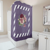 Rideau de douche Floral (En situation)