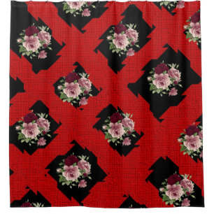 Rideau de douche Floral