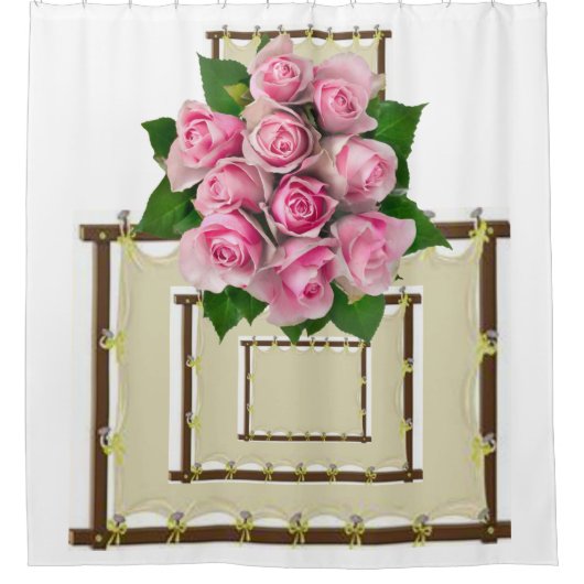 Rideau de douche Floral (Devant)