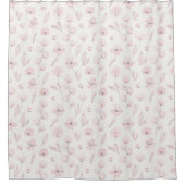 Rideau de douche floral aquarelle (Devant)