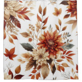 Rideau de douche floral d'automne (Devant)