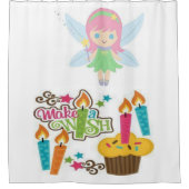 Rideau de douche Floral faire un souhait (Devant)