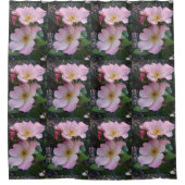 Rideau de douche floral Fleurs Roses Rose rose (Devant)