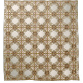 Rideau de douche Floral Orné Or (Devant)