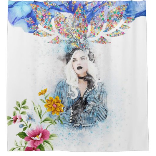 Rideau de douche Floral Victorian (Devant)