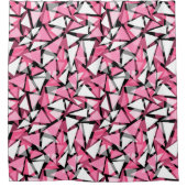 Rideau de douche Formes triangles géométriques san (Devant)