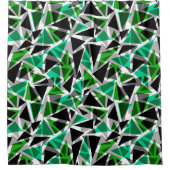 Rideau de douche Formes triangles géométriques san (Devant)