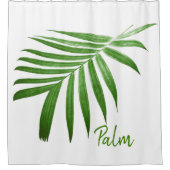 Rideau de douche frontale en feuille de palmier (Devant)