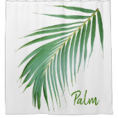 Rideau de douche frontale en feuille de palmier (Devant)