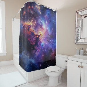 Rideau de douche Galaxie Cosmique
