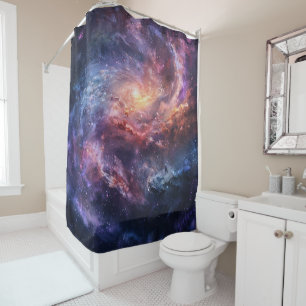 Rideau de douche Galaxie Cosmique