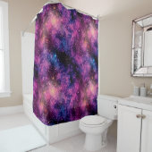 Rideau de douche Galaxy (En situation)