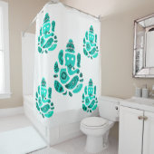 Rideau de douche Ganesh (En situation)