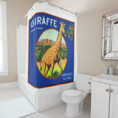 Rideau de douche Giraffe (En situation)