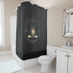Rideau de douche Gold Golf Clubs