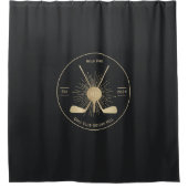 Rideau de douche Gold Golf Clubs (Devant)