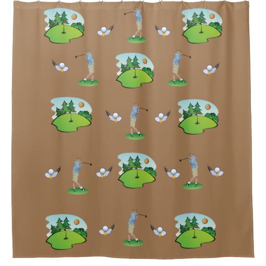 Rideau de douche Golf (Devant)