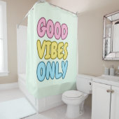 Rideau de douche Good Vibes Only  (En situation)