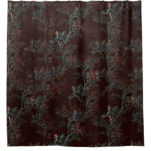 Rideau de douche gothique Rose foncé (Devant)
