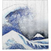 RIDEAU DE DOUCHE GRANDE VAGUE JAPONAIS (Devant)