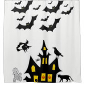 Rideau de douche Halloween (Devant)