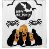 Rideau de douche Halloween (Devant)