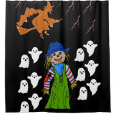Rideau de douche Halloween (Devant)