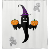 Rideau de douche Halloween (Devant)