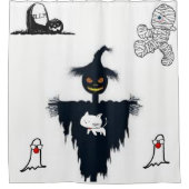 Rideau de douche Halloween (Devant)