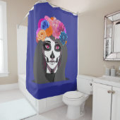 Rideau de douche Halloween (En situation)