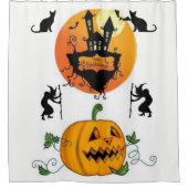 Rideau de douche Halloween (Devant)