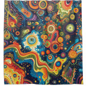 Rideau de douche hippie Art (Devant)
