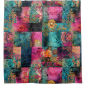 Rideau de douche Hippie Boho (Devant)