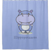 Rideau de douche Hippo mignon (Devant)