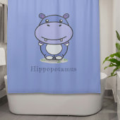 Rideau de douche Hippo mignon