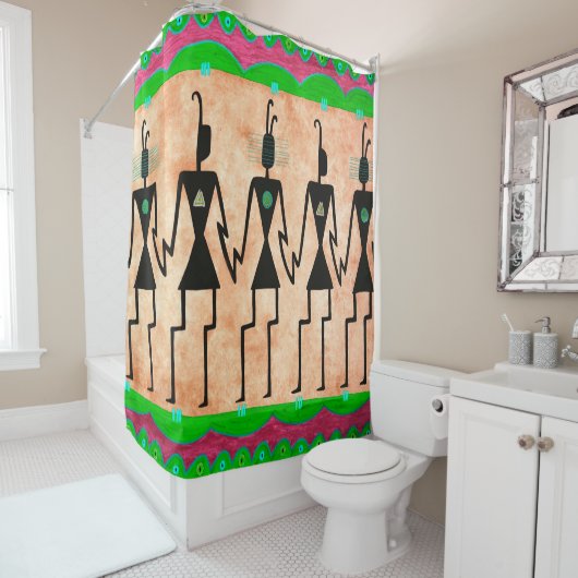 Rideau de douche Hohokum (En situation)